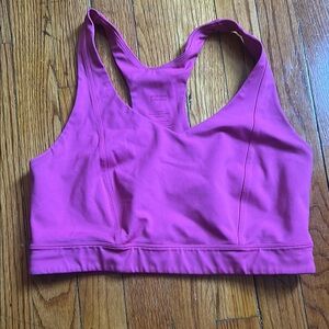 Girlfriend collective Maeve Pink Sports Bra
